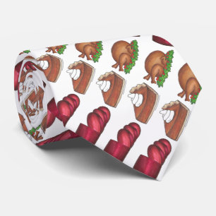 Thanksgiving Christmas Holiday Dinner Foodie Tie