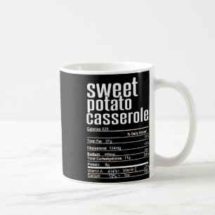 Thanksgiving Christmas Sweet Potato Cerole Nutriti Coffee Mug