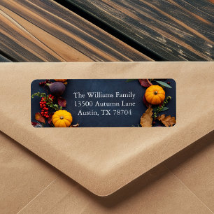 Thanksgiving Citrouille Wreath Automne Adresse de