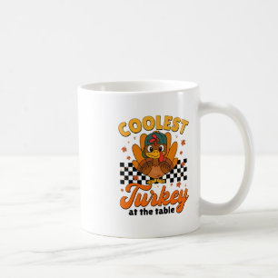Thanksgiving Coolest Turkey At Table Boys Kids Tod Coffee Mug