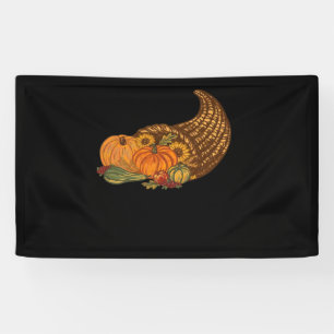 Thanksgiving Cornucopia Classic T-Shirt Banner