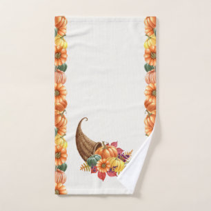Thanksgiving Cornucopia Hand Towel