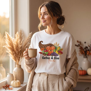 Thanksgiving Cornucopia Harvest T-Shirt
