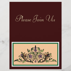 Thanksgiving Cornucopia Invitation Custom Flyer