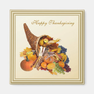 Thanksgiving. Cornucopia Magnet