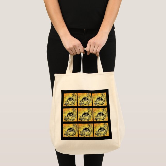 Thanksgiving Cornucopia Tote Bag (Front (Product))