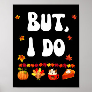 Thanksgiving couple funny don't do matching turkey poster