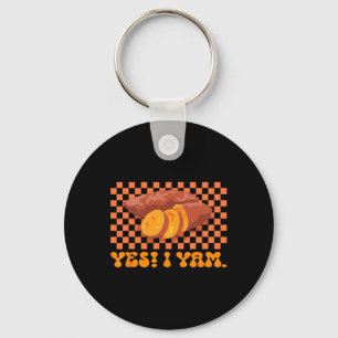 Thanksgiving Couple Matching She Is My Sweet Potat Keychain