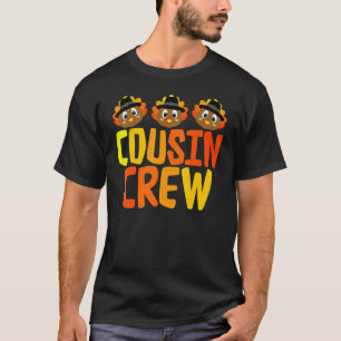 Thanksgiving Cousin Crew Turkey Cousin Kids Boy Gi T-Shirt