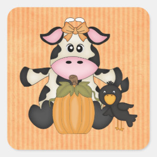 Thanksgiving Cow sticker