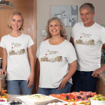 Thanksgiving Crew | Cute Family Reunion T-Shirt<br><div class="desc">Customize these cute autumn t-shirts with your last name for a family reunion or dinner gathering this Thanksgiving. Perfect for family photos, reunion parties, road trips and more. This collection is perfect for harvest-inspired Thanksgiving events and décor. Gather your family (biological or otherwise) 'round the table to celebrate this year's...</div>