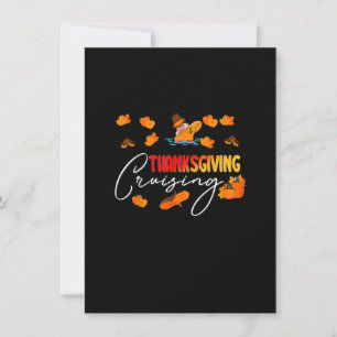 Thanksgiving Cruising Cruise Travel Group Family M Invitation