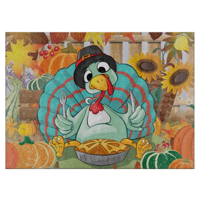 Thanksgiving Cutting Board (Front)
