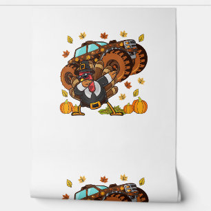 Thanksgiving Dabbing Turkey Monster Truck  Wallpaper