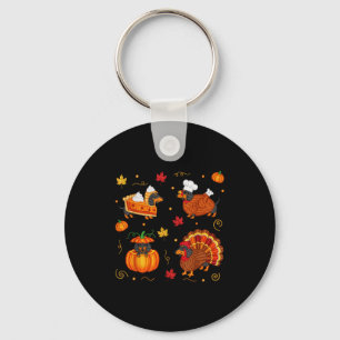 Thanksgiving Dachshund Weiner Dog Turkey Cute Pump Keychain