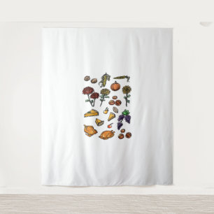 Thanksgiving day autumn attributes Classic T-Shirt Tapestry