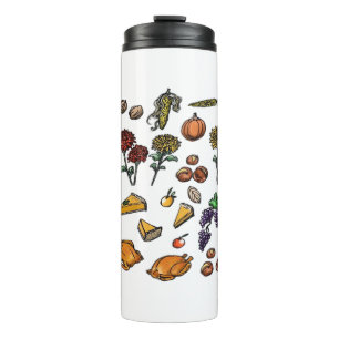 Thanksgiving day autumn attributes Classic T-Shirt Thermal Tumbler