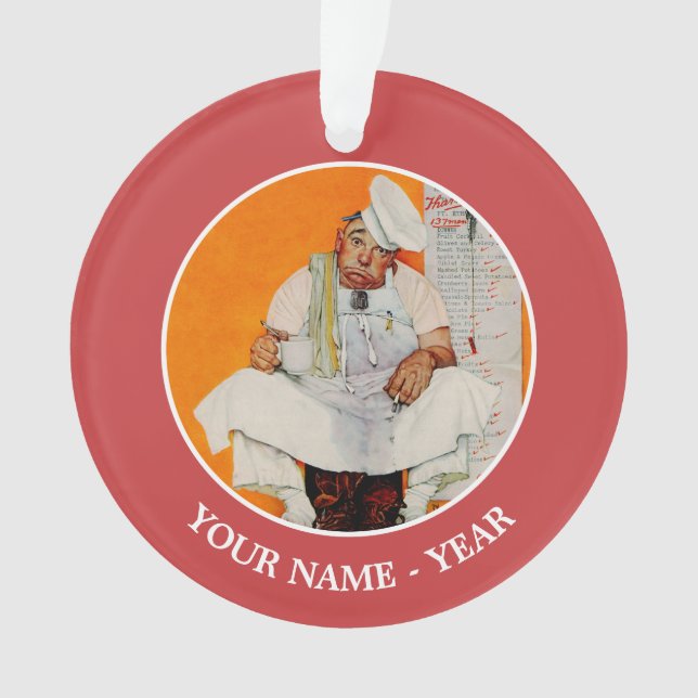 Thanksgiving Day Blues Ornament (Front)