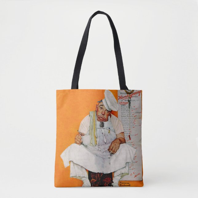 Thanksgiving Day Blues Tote Bag (Front)