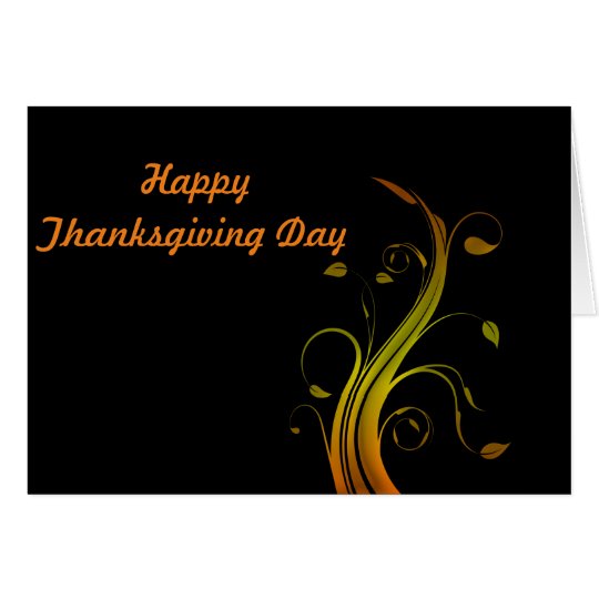 Thanksgiving day card