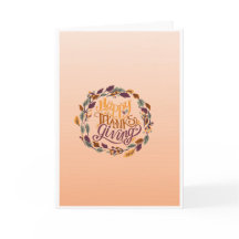 Thanksgiving Day Greeting Card