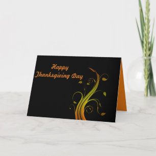 Thanksgiving day holiday card