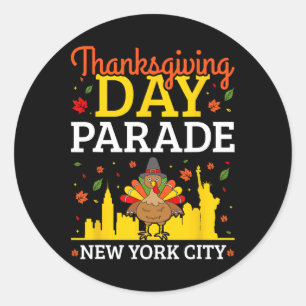 Thanksgiving Day Parade New York City Classic Round Sticker