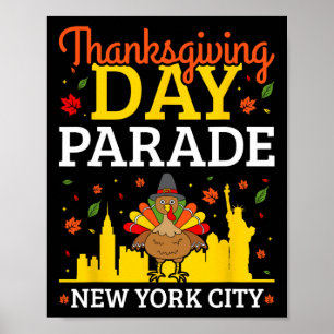 Thanksgiving Day Parade New York City  Poster