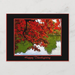 Thanksgiving Day Post Cards Fall Scene