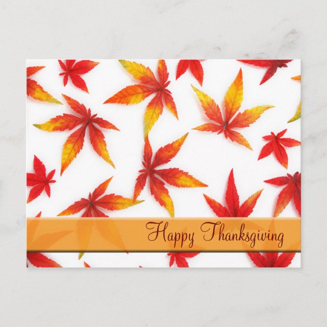 Thanksgiving Day Postcard (Front)