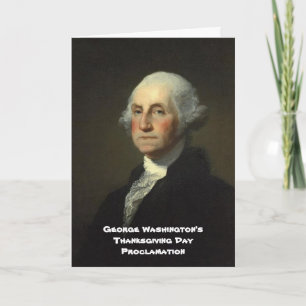 Thanksgiving Day Proclamation Holiday Card