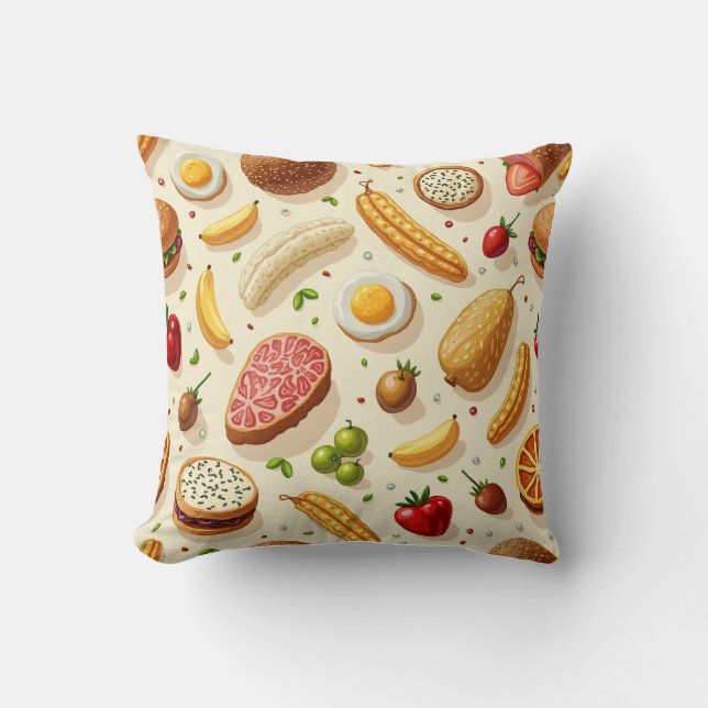 Thanksgiving Day Throw Pillow (Front)