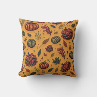 Thanksgiving Day  Throw Pillow