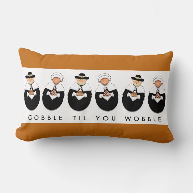 Thanksgiving Decor Lumbar Pillow (Front)