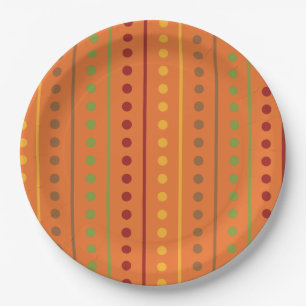 Thanksgiving Decoration Autumn Fall Pattern Paper Plate