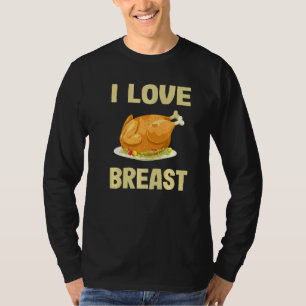Thanksgiving Dinner Day Facts Turkey Ham Vegan I L T-Shirt