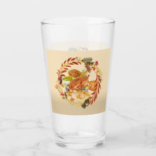 Thanksgiving Dinner Glass