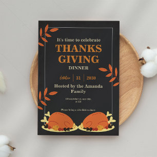 Thanksgiving Dinner Invitation