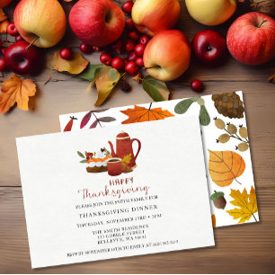 Thanksgiving Dinner Invitation