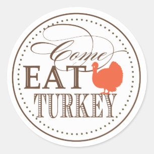 Thanksgiving Dinner Invitation Seal