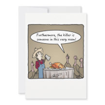 Thanksgiving Dinner Invitation: Turkey Killer!
