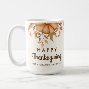 Thanksgiving Dinner Invite Boho Theme Coffee Mug