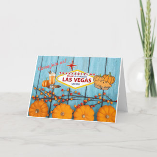 Thanksgiving Dinner Las Vegas Card
