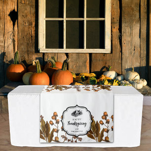 Thanksgiving Dinner Party Buffet Table Runner Tapestry