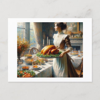 Thanksgiving Dinner,  Postcard