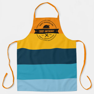 Thanksgiving Dinner Stylish Modern Personalized Apron