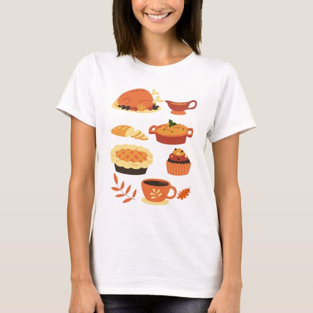 thanksgiving dinner T-Shirt (Front)