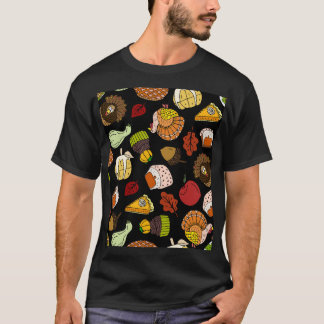 Thanksgiving doodles, festive, hand-drawn set. T-Shirt