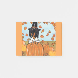 Thanksgiving Doxie Post-it Notes