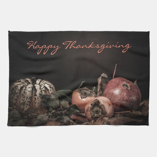 Thanksgiving Dutch Master Kitchen Towel 16" x 24" (Horizontal)